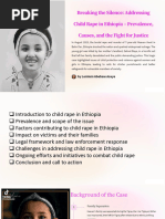 Breaking The Silence Addressing Child Rape in Ethiopia Prevalence, Causes, and The Fight For Justice