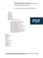 Java Lab Manual 2021-22