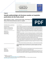 Cirugía Oral y Maxilofacial: Estudio Epidemiológico de Fracturas Nasales en Hospitales Particulares de São Paulo, Brasil