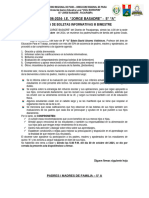 Acta Entrega de Boletas de Notas - Iii Bimestre