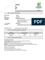 AG250 MSDS by Safer Organics Int'l