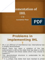 Implementation of IHL