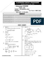 0705 - Pre-Medical - Enthuse-I (B) - Ha-02 - Ans & HS