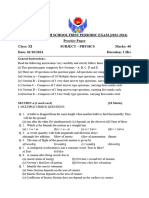 Airson 11th Physics Practice Worksheet