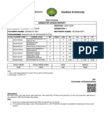 Bachelor of Arts (Arts FoA) YearSession 2023-2024-NOVEMBER-DeCEMBER REGULAR Term 1 Grade Card