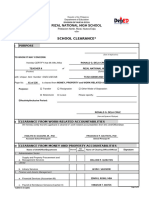 CS Form No. 7 Clearance Form