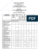 Periodical Test Q1 English 4 Matatag