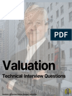 Valuation Ft. 12 Interview Questions