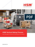 EN - HSM Vertical Baling Presses