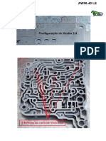 Configuração Do Corpo de Válvulas Aw50-40 Le GM Vectra 2.4