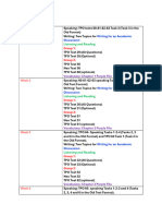 TOEFL iBT Weeks 1-8 Assignments