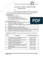 Probability and Statistics & Complex Variables