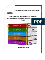 User Guide For Kcse Examination 2024 Edition 23rd Oct 2