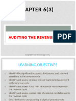 Chapter 6 (3) Auditing The Revenue Cycle