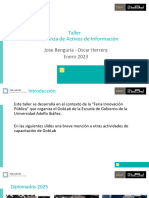 Taller 4 - Gobernanza Datos - Jose Benguria