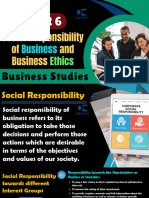 Social Responsibility of Business