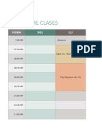 Class Schedule Template V1 ES