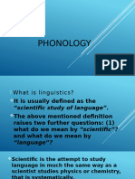 Phonology 1