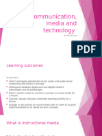 Communication, Media and Technology PSF