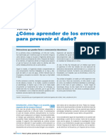 Cómo Aprender de Los Errores para Prevenir El Daño