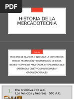 Historia de La Mercadotecnia