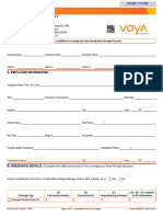 Voya Evidence of Insurability Form