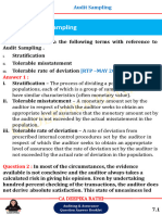 Chapter - 7 Audit Sampling