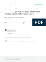 Improved Design of Drilled Flange (DF) Moment Resisting Connection For Seismic