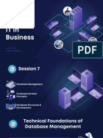 IT in Business - Session 7 