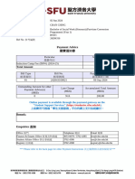 Payment Advice: Particular Amount (HK$) Induction Camp Fee (BSW) (2024-25) 200.00