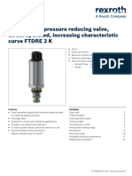 Proportional Pressure Reducing Valve, Direct Operated, Increasing Characteristic Curve FTDRE 2 K