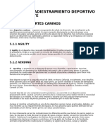 Modulo 5 Adiestramiento Deportivo y de Rescate