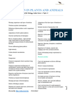 Topic 5 - Nutrition in Plants and Animals (Kcse Notes)