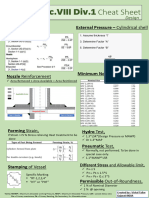 ASME Sec. VIII Div.1 - Cheat Sheet