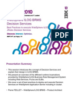 Best Practices To Execute WebSphere ILOG JRules Decision Services