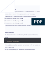 Python Control Flow