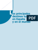 Índice Libro Principales Destinos Turísticos en España y en El Mundo