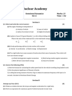 Assignment-Rotational Dynamics Test