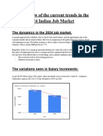 An Overview of The Current Trends in The 2024 Indian Job Market