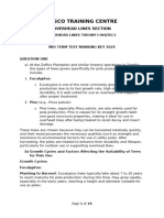 MID TERM 1 TEST Marking Key 2024