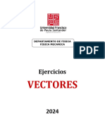 Ejercicios de Vectores 2024