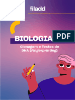 Clonagem e Testes de DNA Fingerprinting