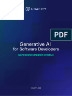 Generative AI For Software Developers Syllabus