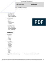 EF4e Elem Filetest 10a Answer Key