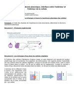 Act 3 Echanges Membrane Plasmique PDF