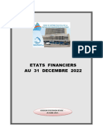 Regideso Etats Financiers 2022