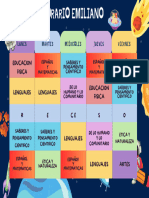 Horario Semanal Del Espacio Infantil Azul