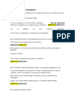 Ejercicios Argumentos Inductivos Deductivos