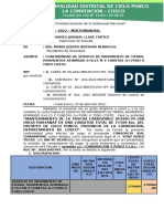 Informe #060 Conf - Movimiento de Tierra Afirmado - 100% - Residente