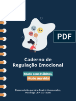 Caderno de Regulação Emocional - Mude Seus Hábitos, Mude Sua Vida